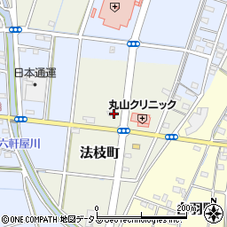 静岡県浜松市中央区法枝町224周辺の地図
