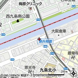 大阪府大阪市西区安治川周辺の地図