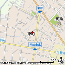 静岡県浜松市中央区東町415周辺の地図