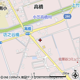 静岡県菊川市高橋2414周辺の地図