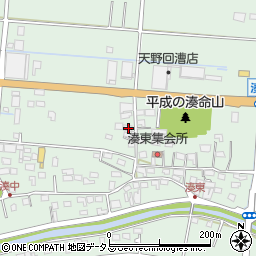 静岡県袋井市湊636周辺の地図