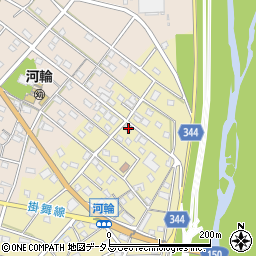 静岡県浜松市中央区河輪町96周辺の地図