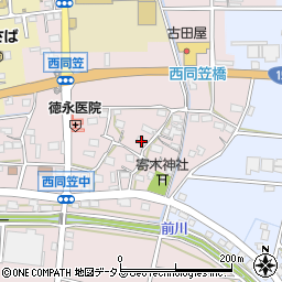 静岡県袋井市西同笠325周辺の地図