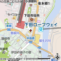 マクドナルド下田駅前店周辺の地図