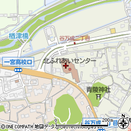 岡山市社会福祉協議会　北区北事務所周辺の地図
