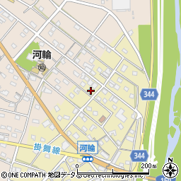 静岡県浜松市中央区河輪町98周辺の地図