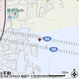 石切スカイハイツ周辺の地図