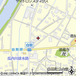 静岡県浜松市中央区白羽町311周辺の地図