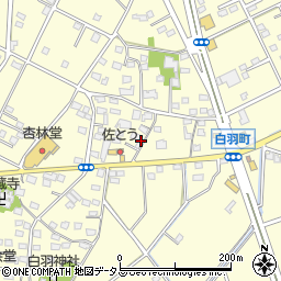 静岡県浜松市中央区白羽町750周辺の地図
