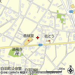 静岡県浜松市中央区白羽町742周辺の地図