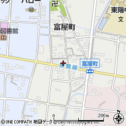 静岡県浜松市中央区富屋町46周辺の地図