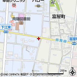 静岡県浜松市中央区下江町560周辺の地図