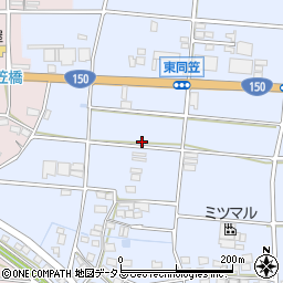 静岡県袋井市東同笠409周辺の地図