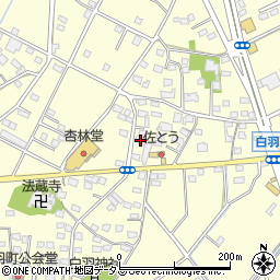 静岡県浜松市中央区白羽町746周辺の地図