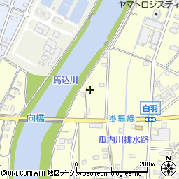 静岡県浜松市中央区白羽町1376周辺の地図