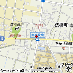 静岡県浜松市中央区法枝町617周辺の地図