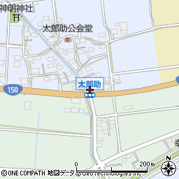 静岡県袋井市湊2384周辺の地図