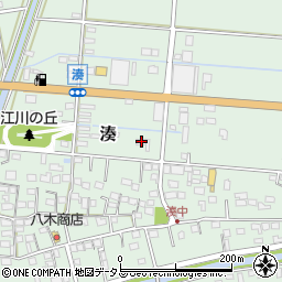 静岡県袋井市湊308周辺の地図