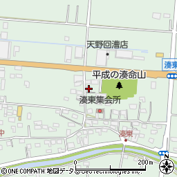 静岡県袋井市湊1188周辺の地図