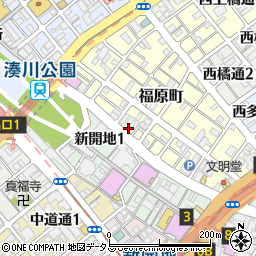 リパーク神戸福原町第３駐車場周辺の地図