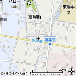 静岡県浜松市中央区富屋町47周辺の地図