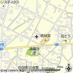 静岡県浜松市中央区白羽町331周辺の地図