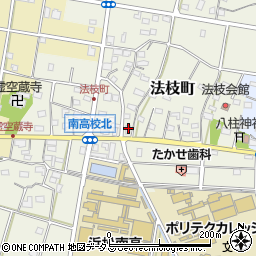 静岡県浜松市中央区法枝町623周辺の地図