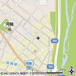 静岡県浜松市中央区河輪町40周辺の地図
