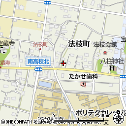 静岡県浜松市中央区法枝町495周辺の地図