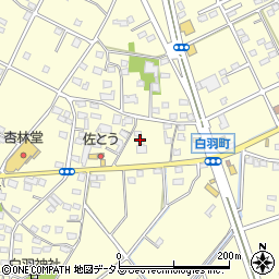 静岡県浜松市中央区白羽町764周辺の地図