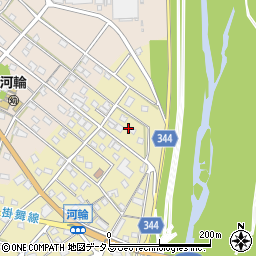 静岡県浜松市中央区河輪町47周辺の地図