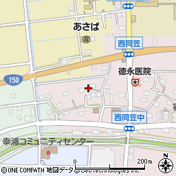 静岡県袋井市西同笠239周辺の地図