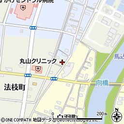 静岡県浜松市中央区法枝町251周辺の地図