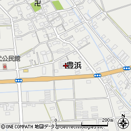 静岡県磐田市豊浜周辺の地図