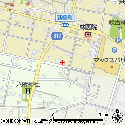 静岡県浜松市中央区新橋町1414周辺の地図