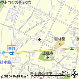 静岡県浜松市中央区白羽町321周辺の地図