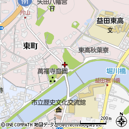 島根県益田市東町26-7周辺の地図