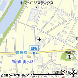 静岡県浜松市中央区白羽町307周辺の地図