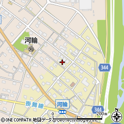 静岡県浜松市中央区河輪町99周辺の地図