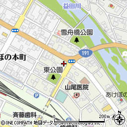 ローソン益田あけぼの東町店周辺の地図