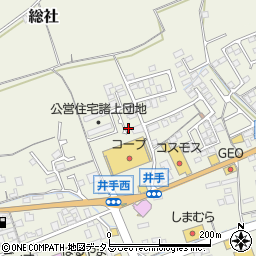 岡山県総社市総社1361周辺の地図