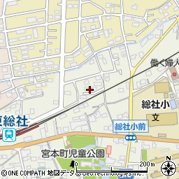 岡山県総社市総社852周辺の地図