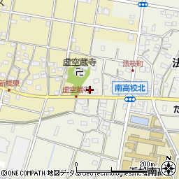 静岡県浜松市中央区法枝町586周辺の地図