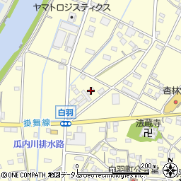 静岡県浜松市中央区白羽町310周辺の地図