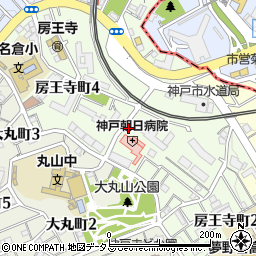 神戸朝日病院周辺の地図