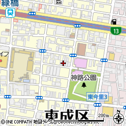 八田印刷紙工株式会社周辺の地図