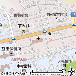 島根県益田市東町7周辺の地図