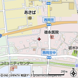 静岡県袋井市西同笠269周辺の地図