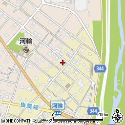 静岡県浜松市中央区河輪町97周辺の地図