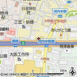 大阪府東大阪市中野1丁目1周辺の地図